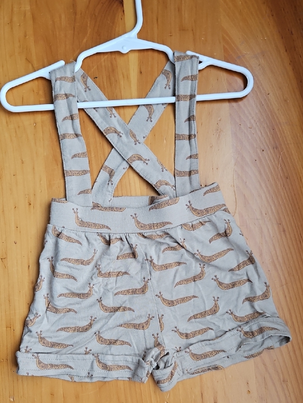 Kate Quinn Modal Snail Suspender Shorts 18-24 Months
